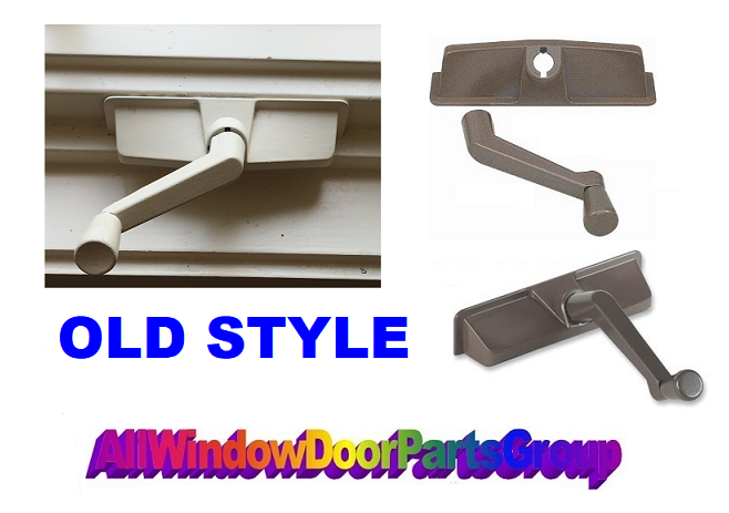 Rust Resistant Crank Handle Folding Crank Handle For Windows - Rust Resistant Replacement Window Operator Handle (White) Casement Window Crank